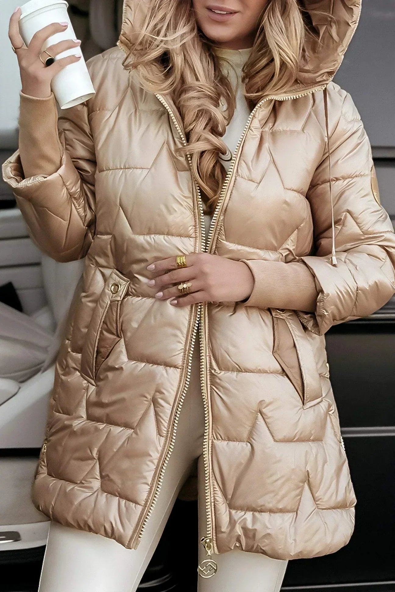 Pilar™ | Elegante abrigo de invierno con capucha