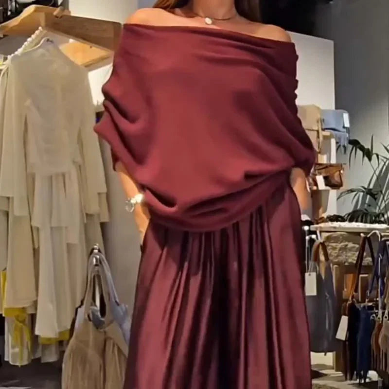 Gala | Conjunto elegante con hombros descubiertos