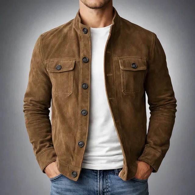 Jacob | Classic Pocket Suede-Look Jacket