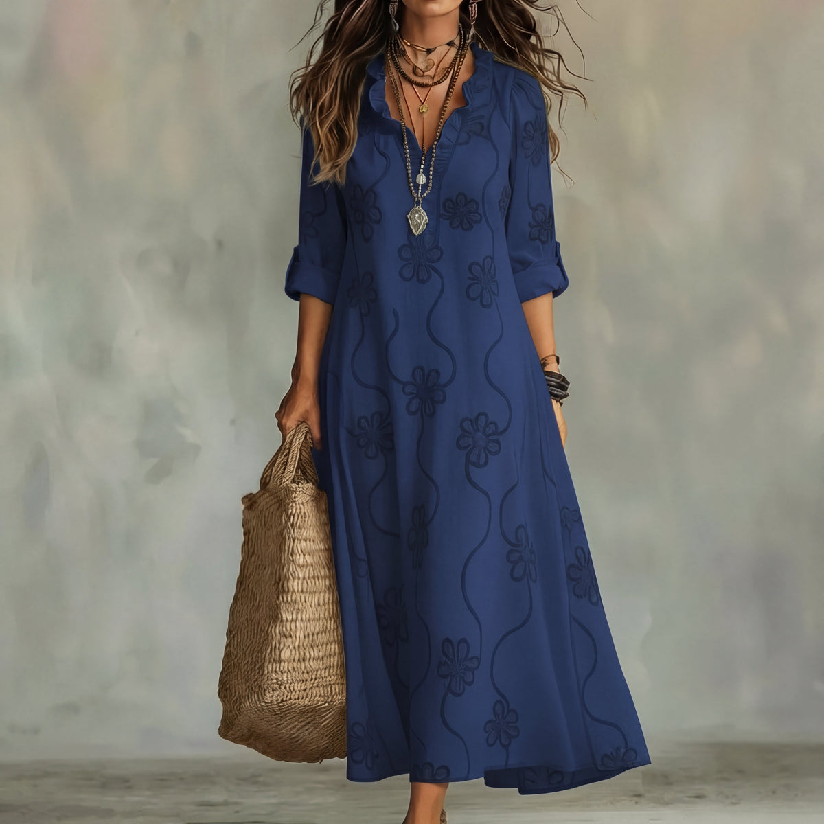 Judith | Elegant Floral Dress
