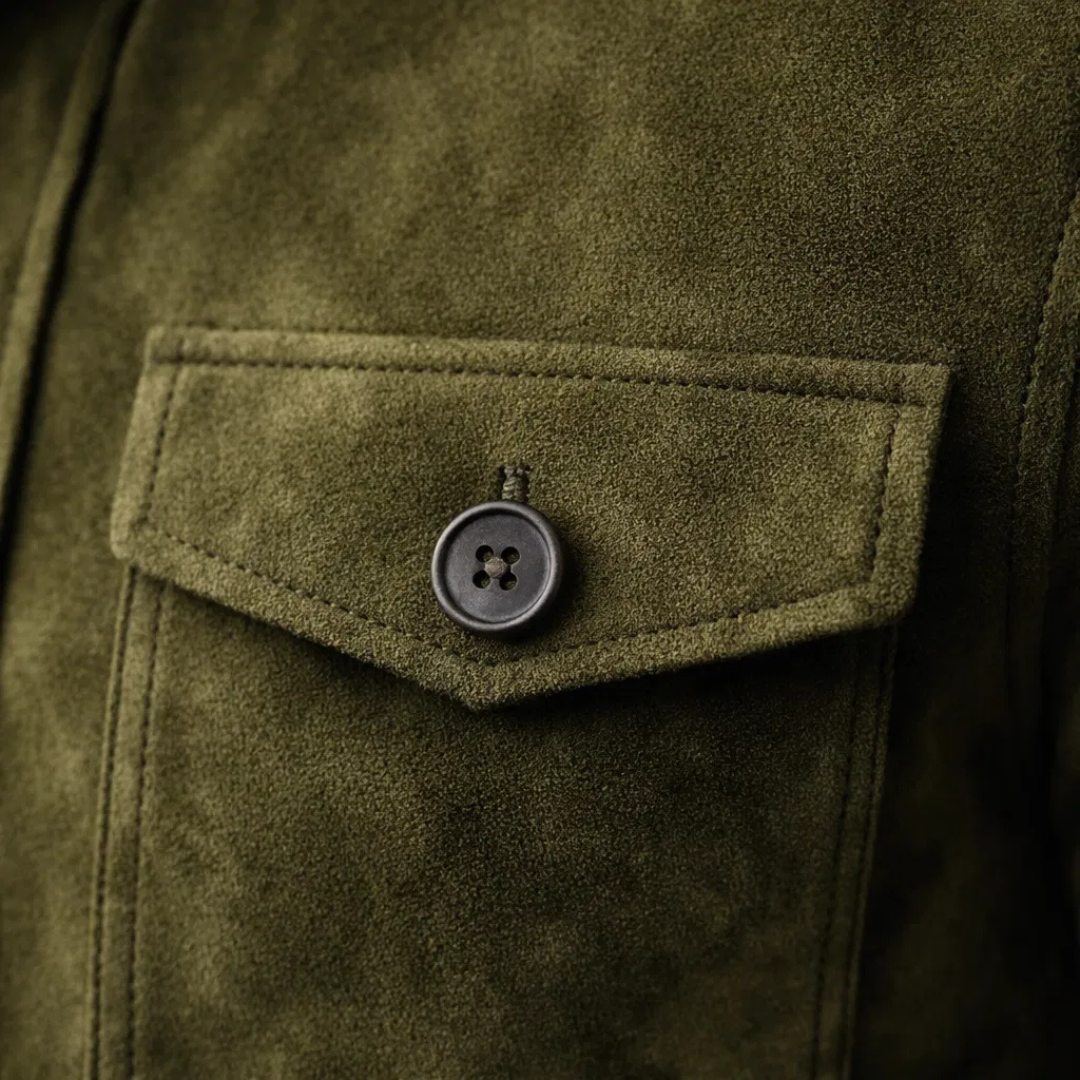 Jacob | Classic Pocket Suede-Look Jacket