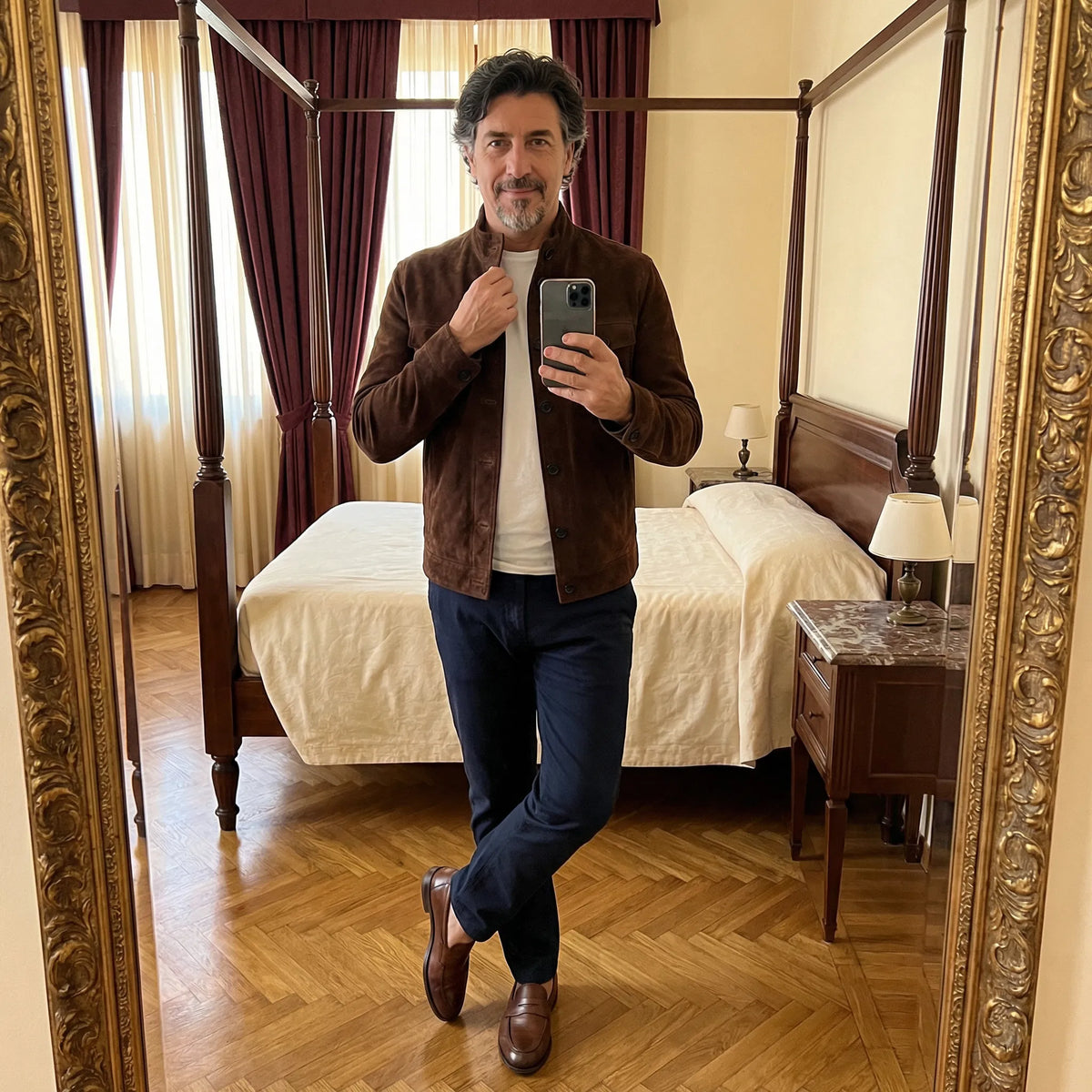 Jacob | Classic Pocket Suede-Look Jacket