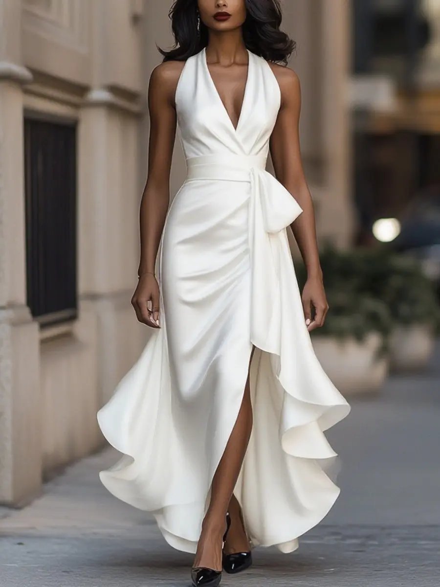 Daphne™ | Elegant Evening Dress with Airy Asymmetrical Line