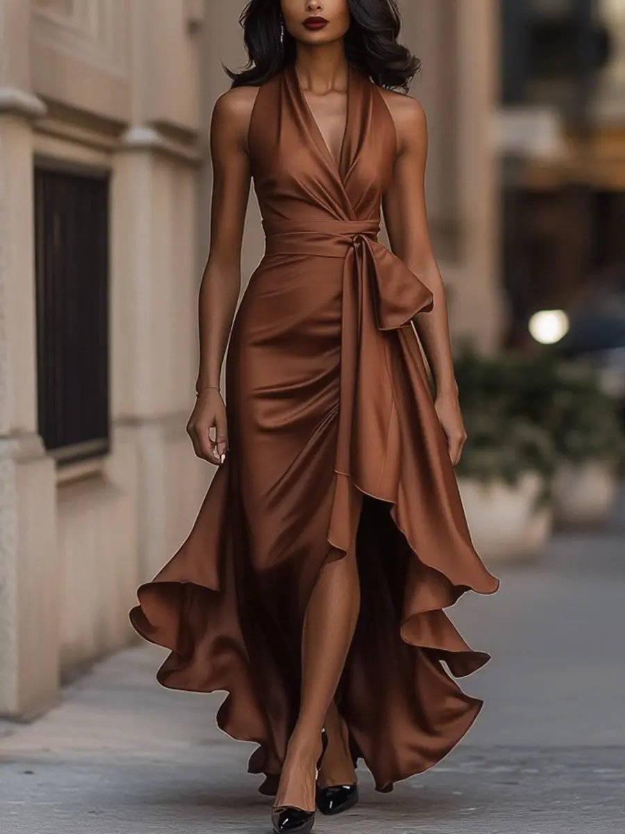 Daphne™ | Elegant Evening Dress with Airy Asymmetrical Line