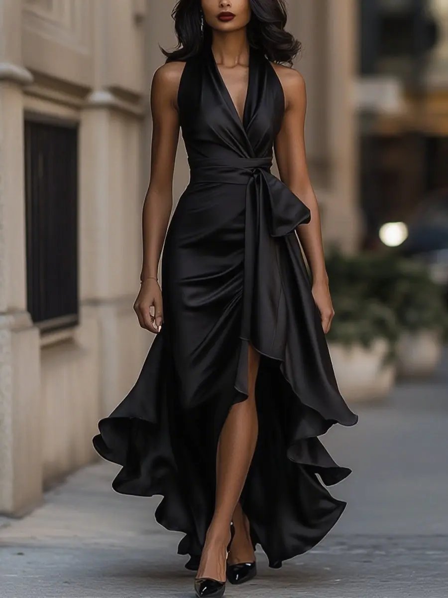 Daphne™ | Elegant Evening Dress with Airy Asymmetrical Line