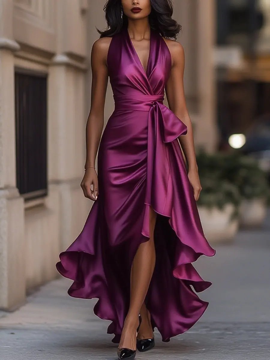 Daphne™ | Elegant Evening Dress with Airy Asymmetrical Line