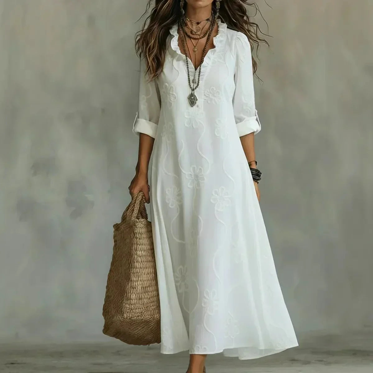 Judith | Elegant Floral Dress