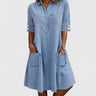 Brittany | Denim dress that highlights the silhouette