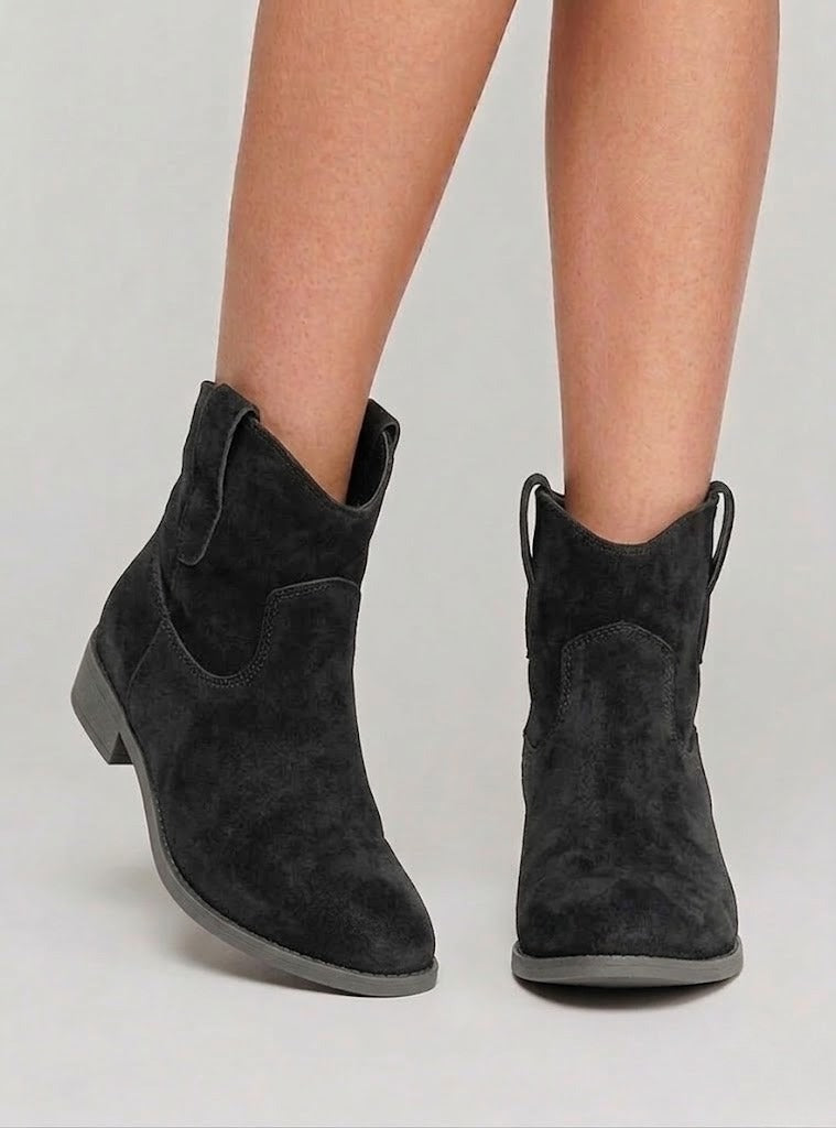 Claire | Chic Suede-Look Ankle Boots
