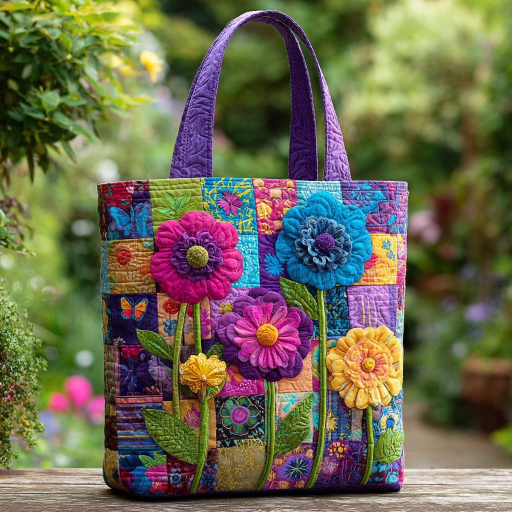 Florina™ | Bolsa Artística con Diseño Floral 3D (Impresión Impactante)