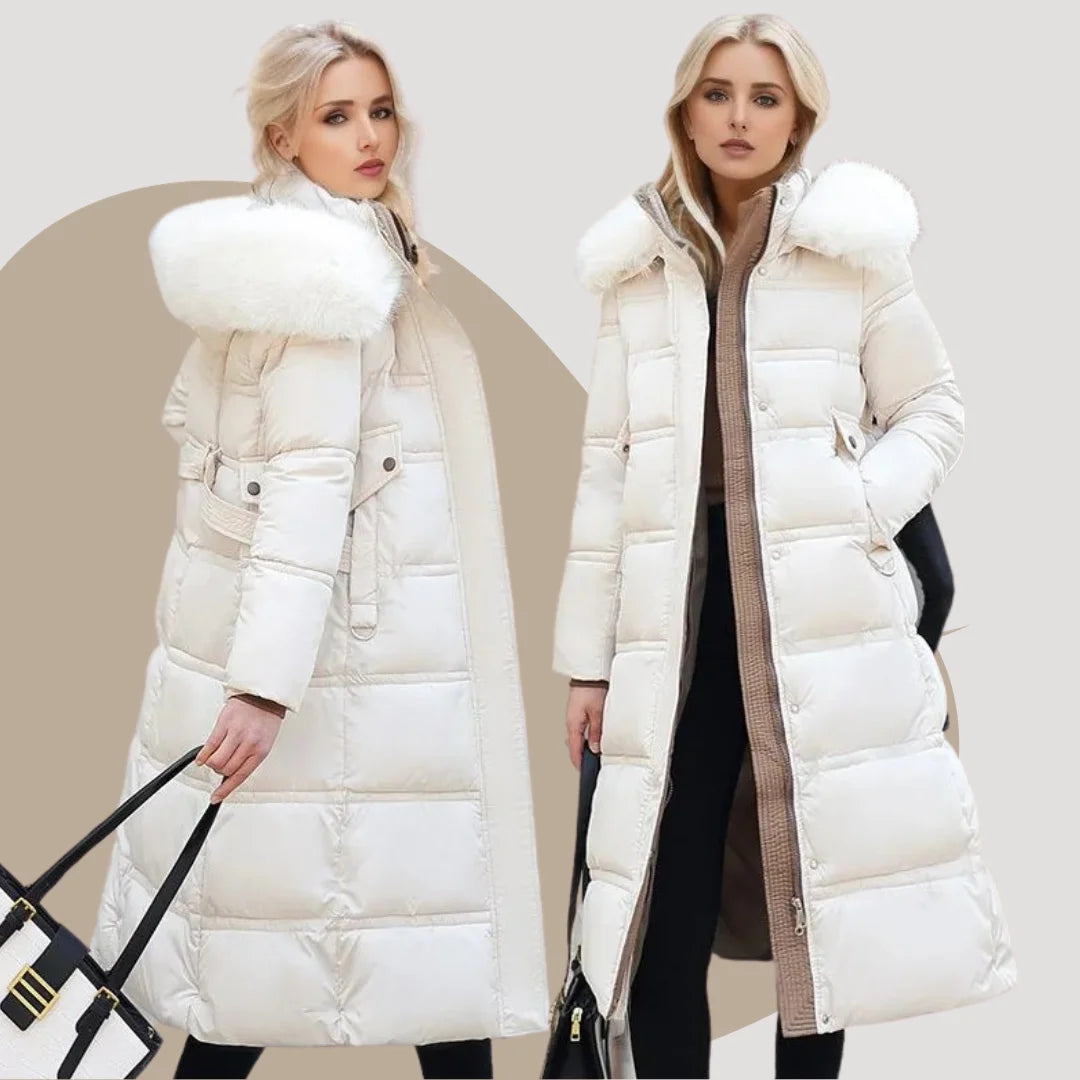 Winter Parka with Faux Fur Hood