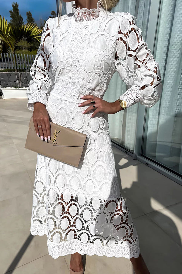 Anastasia™ | Lace Dress with Elegant Feminine Line