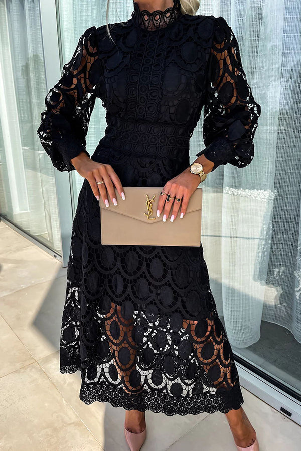 Anastasia™ | Lace Dress with Elegant Feminine Line