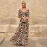 Kelsey | Multicolored Pleated Dress