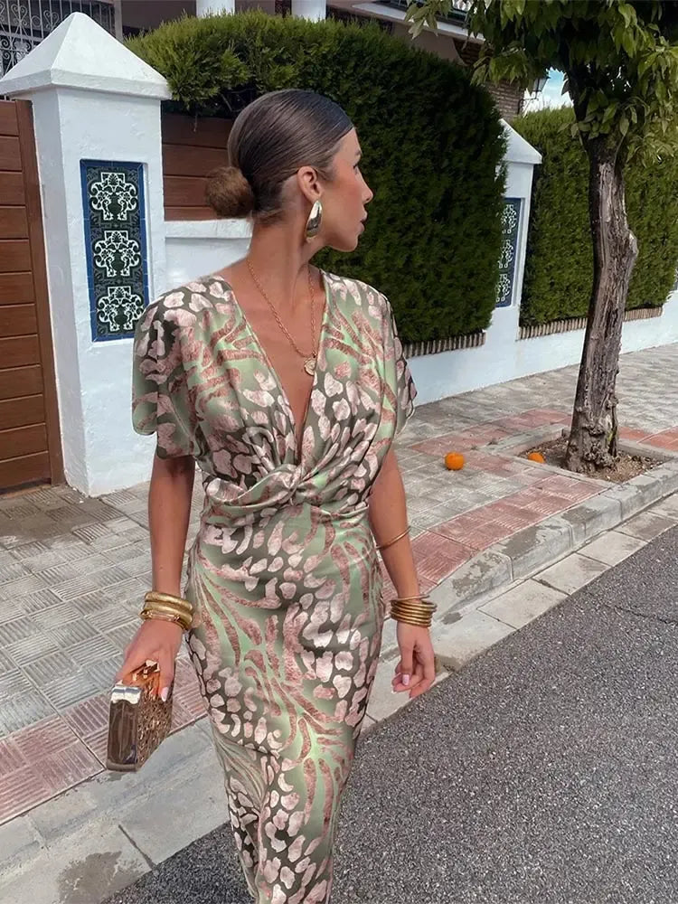 Claire | Midi Dress Color Copper