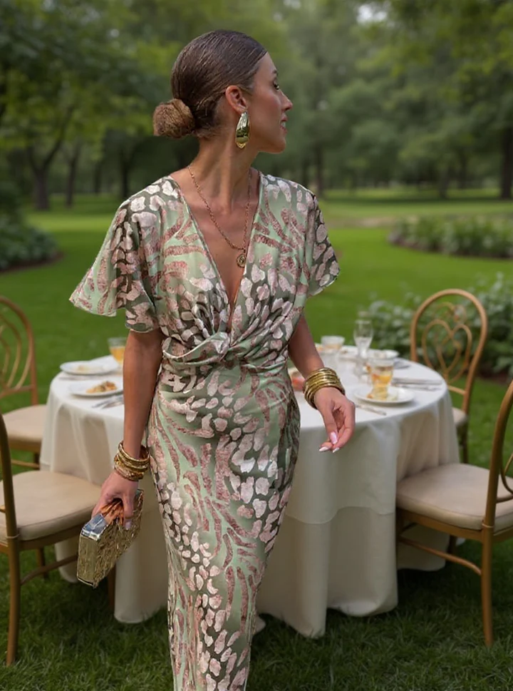 Claire | Midi Dress Color Copper