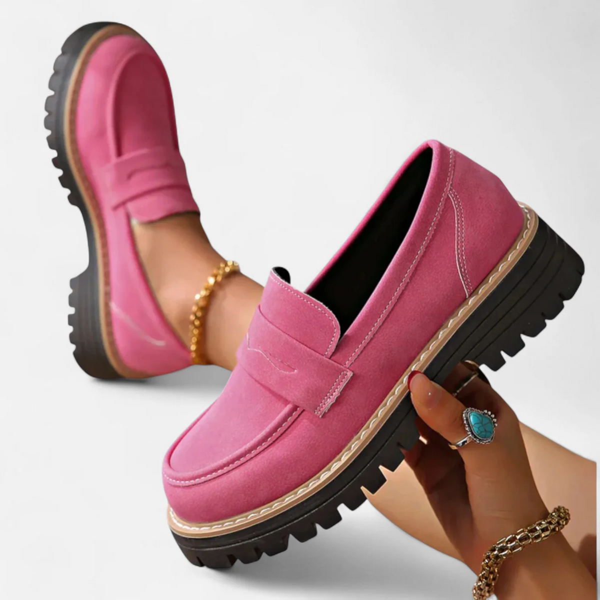 Skylar | Comfort Heeled Loafers