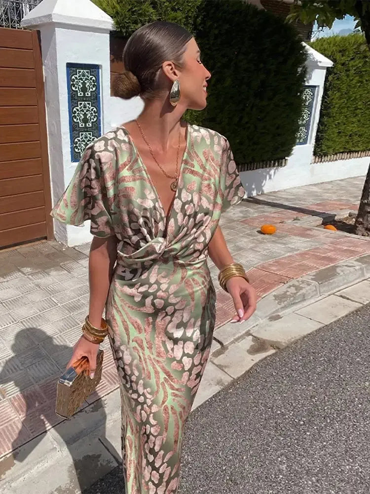 Claire | Midi Dress Color Copper