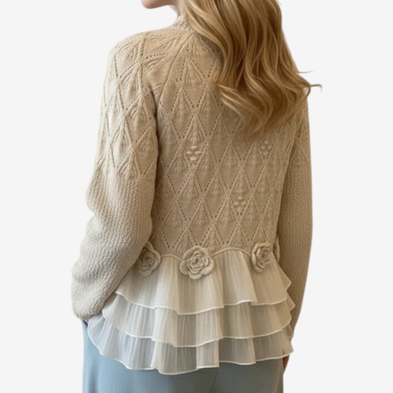 Valeria | Jersey romántico texturizado