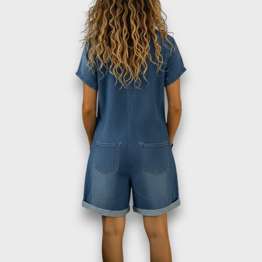 Joan | Vintage Short Denim Look Shorts