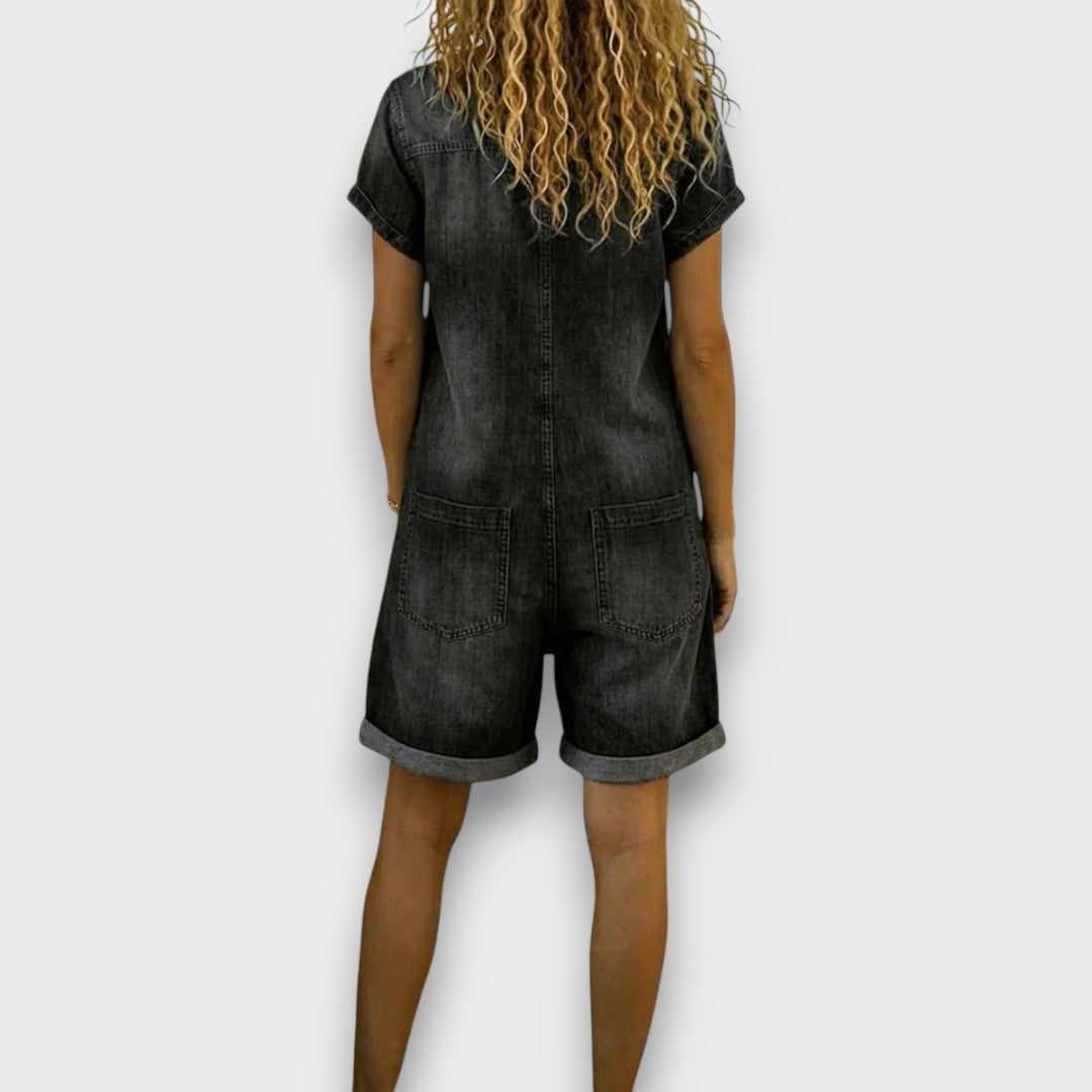 Joan | Vintage Short Denim Look Shorts