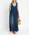 Karen | Vintage Soft Cotton Denim Maxi Dress