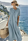Seraphina™ | Airy maxi dress with elegant neck tie