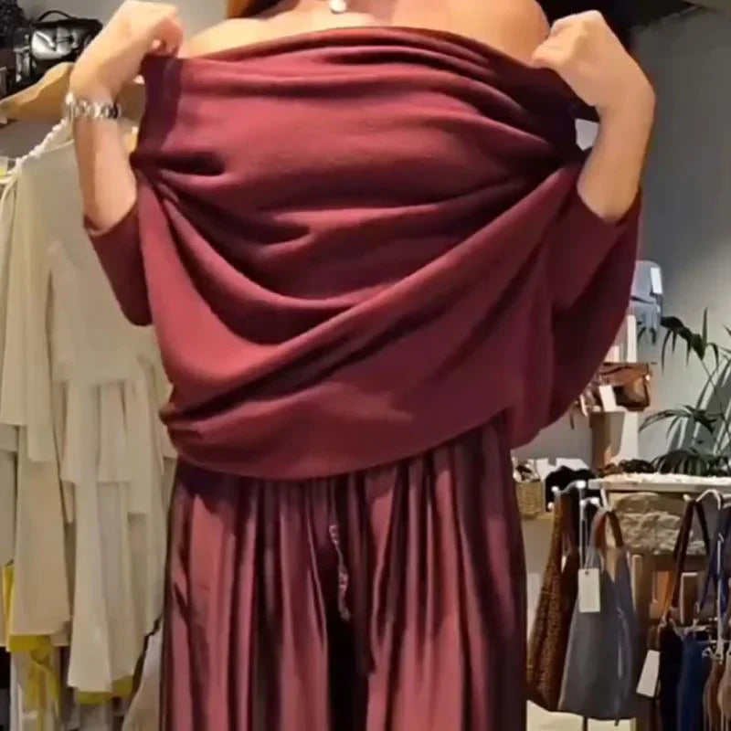 Gala | Conjunto elegante con hombros descubiertos